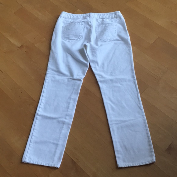 Chico's Platinum Womens Jeans White Size 1 Nice! - Picture 3 of 8